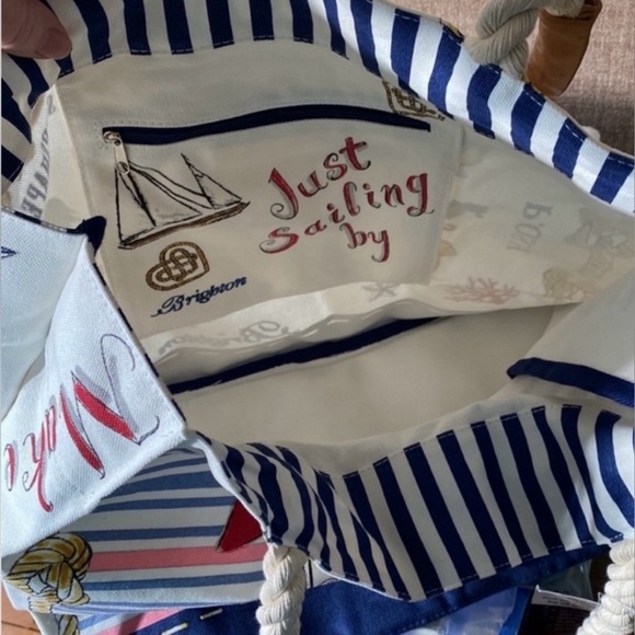 Brighton SAIL INTO THE SUMMER Nautical Tote - Picture 4 of 16